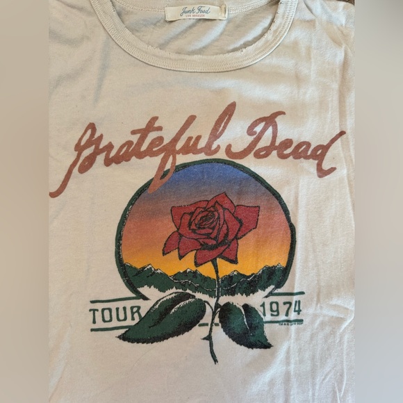 Junk Food Grateful Dead Band Tour Vintage T-Shirt - Picture 5 of 7